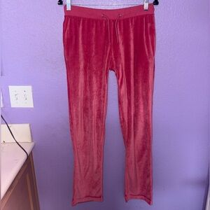 Pink Velour Pants